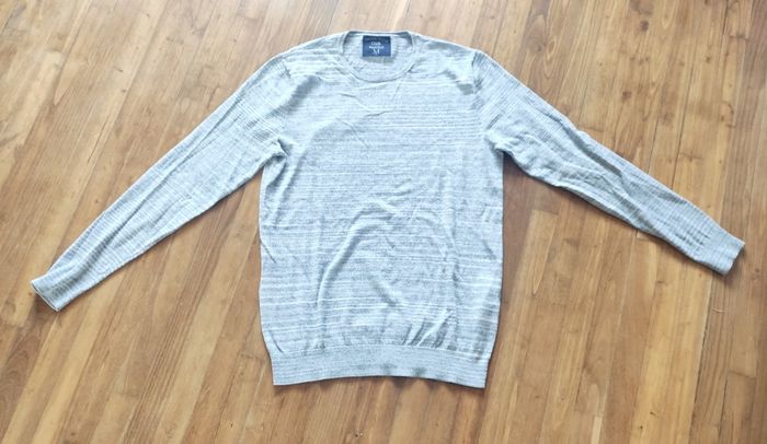 Pull gris homme