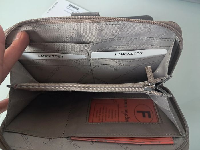 Lancaster portefeuille beige neuf - photo numéro 7