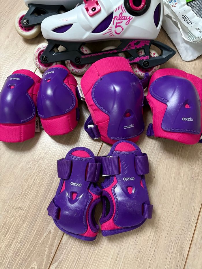 Ensemble Rollers avec protection fille 32/34 - photo numéro 2