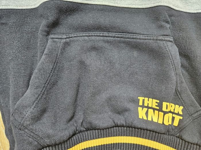 Sweat à capuche noir et jaune Batman 6 ans - photo numéro 3