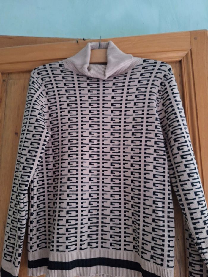 Pull col roulé vintage - photo numéro 2