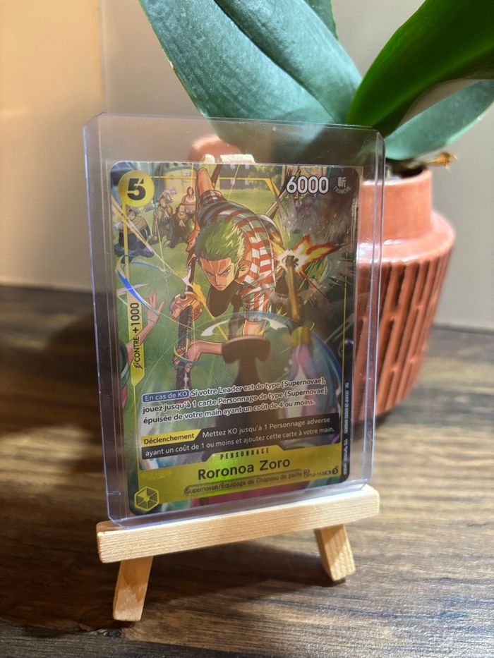 Carte One Piece Roronoa Zoro Op12 