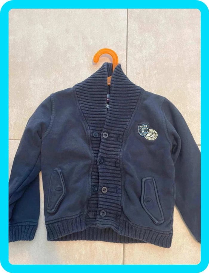 Beau gilet boutonné chaud 5 ans Sergent major - photo numéro 2