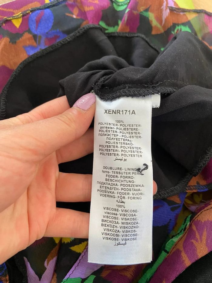 Robe manches longues à fleurs  Naf Naf Taille S - photo numéro 6