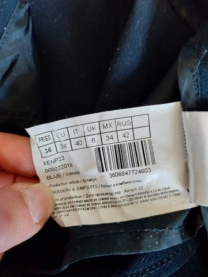 Pantalon de tailleur femme 36 Naf Naf - photo numéro 4