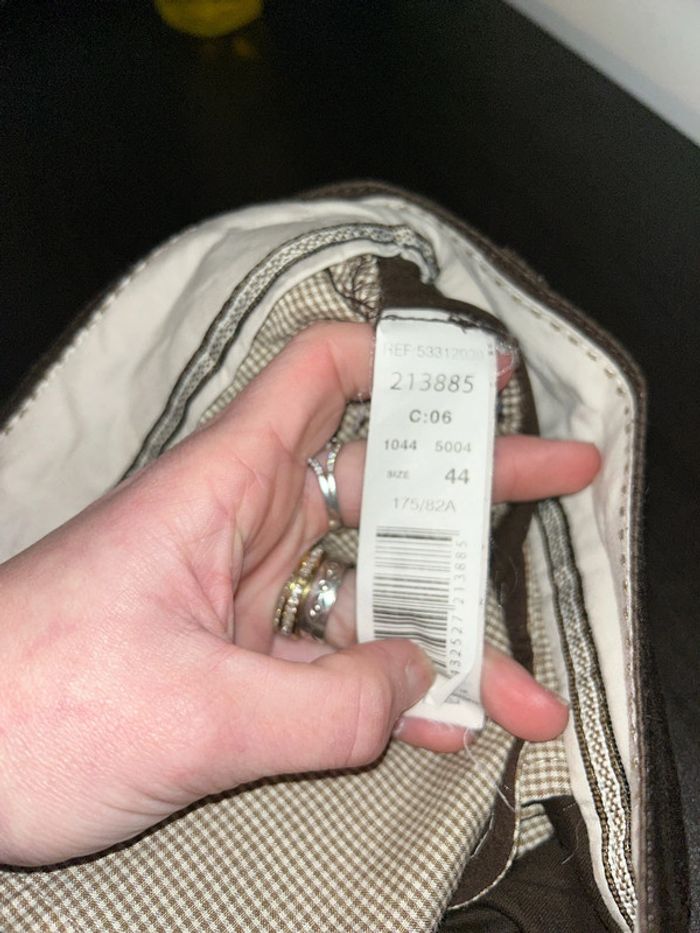 Pantalon habillé marron Mango taille 44 - photo numéro 6