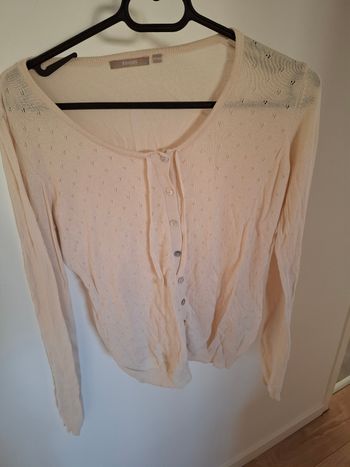 Cardigan unis avec ptits motifs