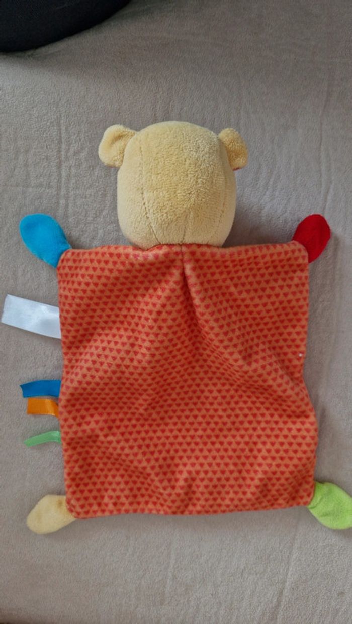 Doudou plat winnie l ourson Nicotoy - photo numéro 2