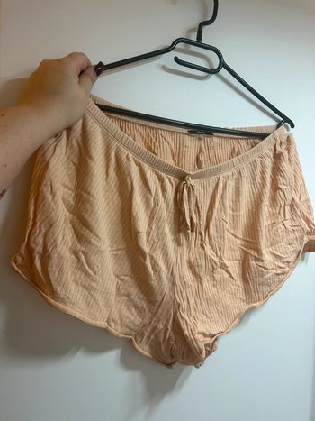 Short de pyjama abricot