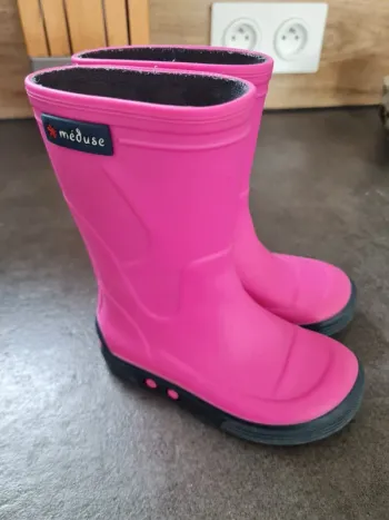 Botte de pluie méduse 22 rose