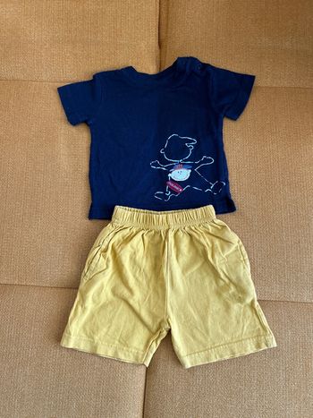 Ensemble short et tee shirt 6 mois