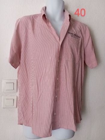 Chemise manches courtes homme.40