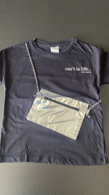 t-shirt manche longue Zara 7 ans