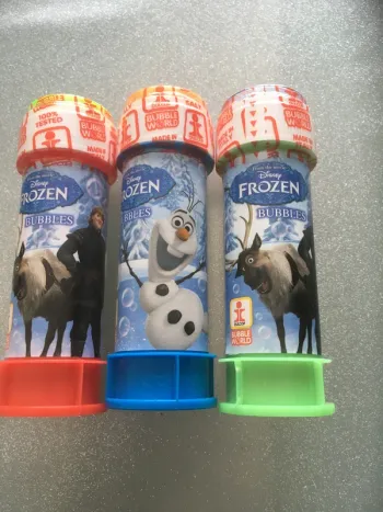3x Bulles de savon Reine des neiges