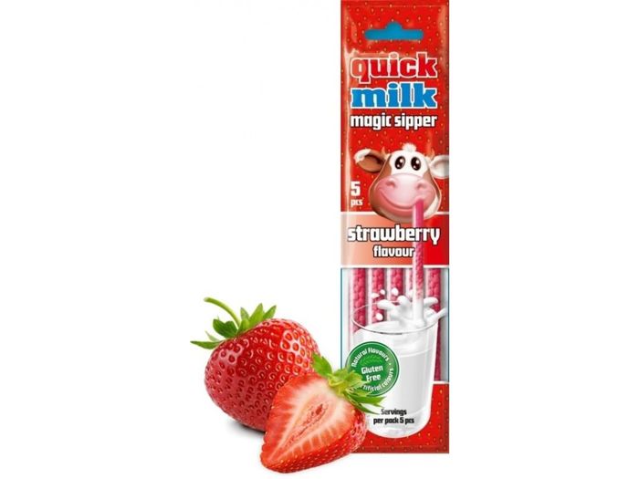 1 paquet de paille à la fraise 🍓