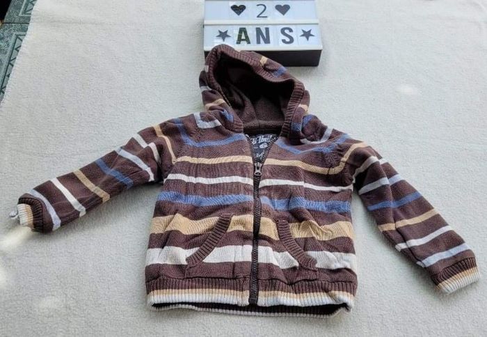 Gilet rayé taille 2 ans