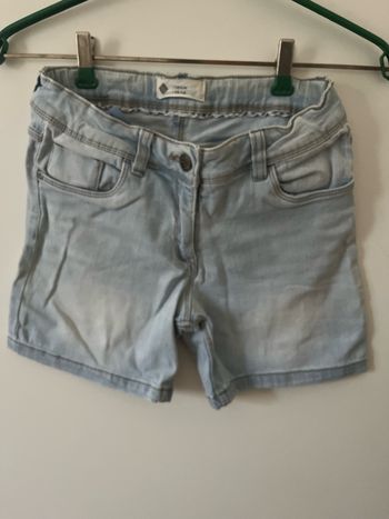 Short jean ajustable élastique 13- 14 ans