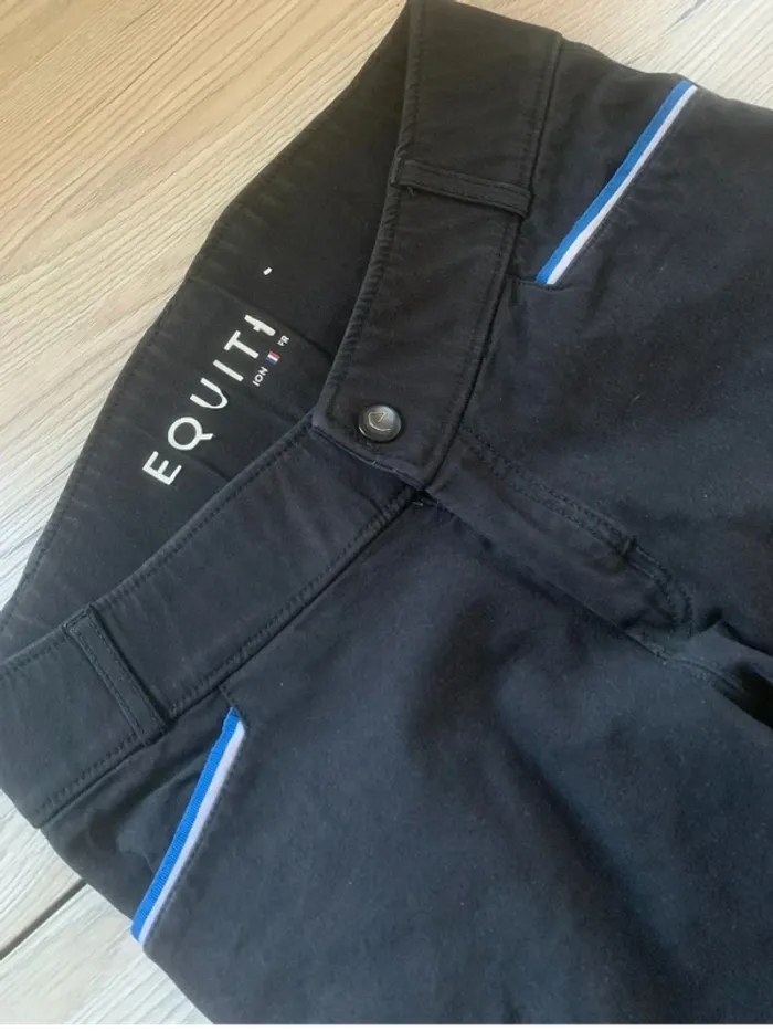 Pantalon d’équitation homme Equithème – Noir – Taille 38 - photo numéro 4