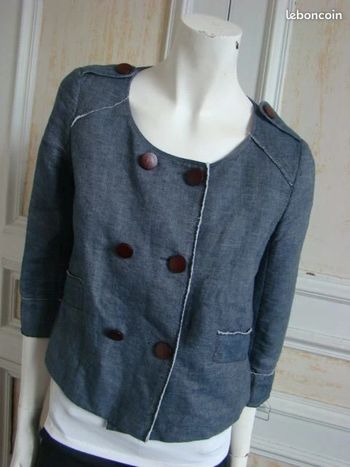 comptoir des cotonniers veste T.36 en tbe