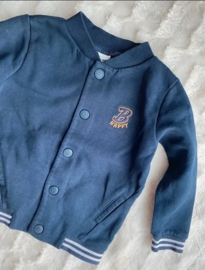 Gilet style Teddy tape à l’œil - photo numéro 2