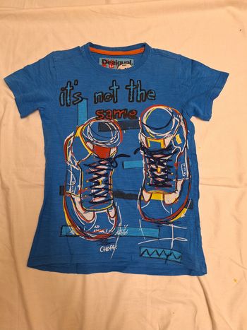 T-shirt desigual bleu