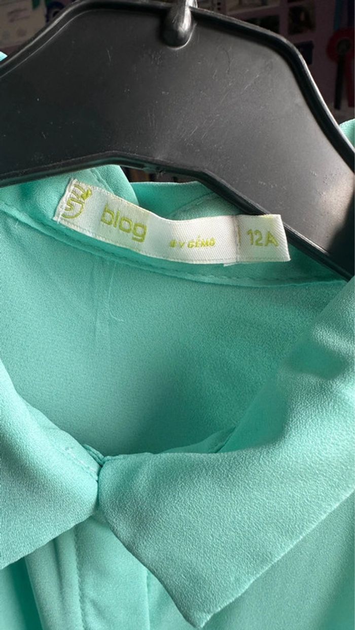 Blouse turquoise - photo numéro 2