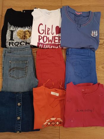 Lot de vêtements de printemps fille 12 ans