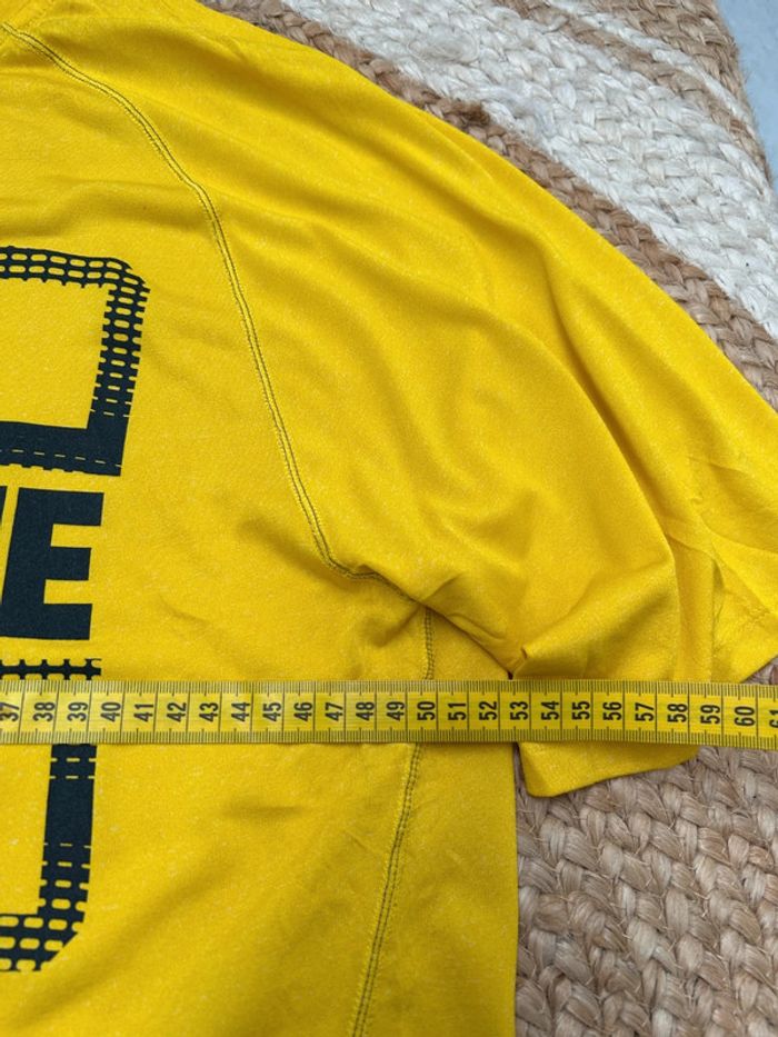 T-shirt Adidas Climalite Homme Jaune | Taille M | Très Bon État | Sport Training | #TM46 - photo numéro 4