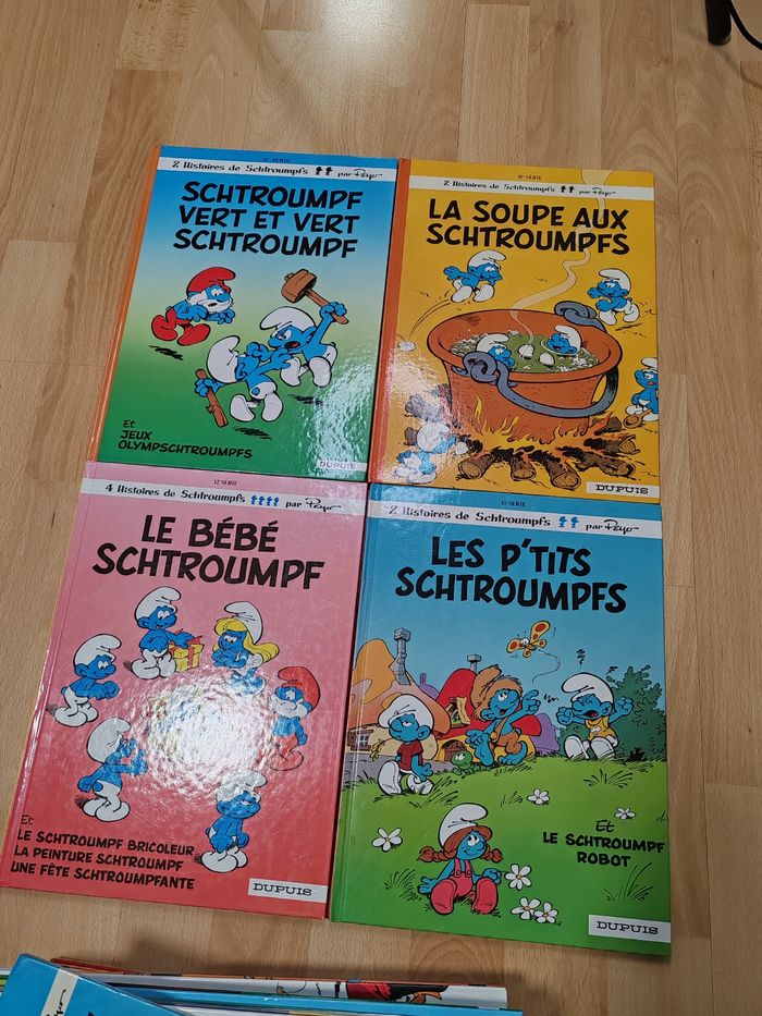 Lot de 24 BD Schtroumpfs / Collection BD Schtroumpfs - photo numéro 3