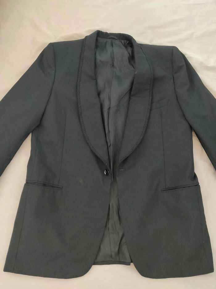 Veste de costume noire Marzotto 54