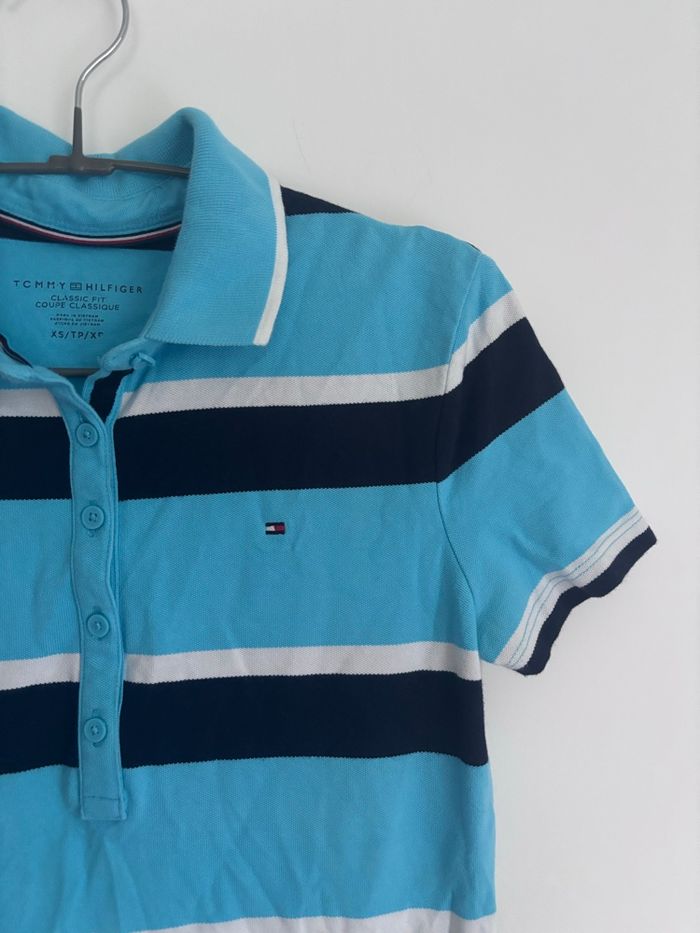 🩵 Polo femme Tommy Hilfiger Taille XS - photo numéro 2