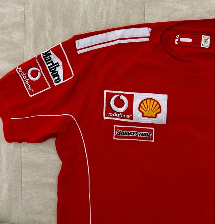 T-shirt Fila x Ferrari x Marlboro - photo numéro 7