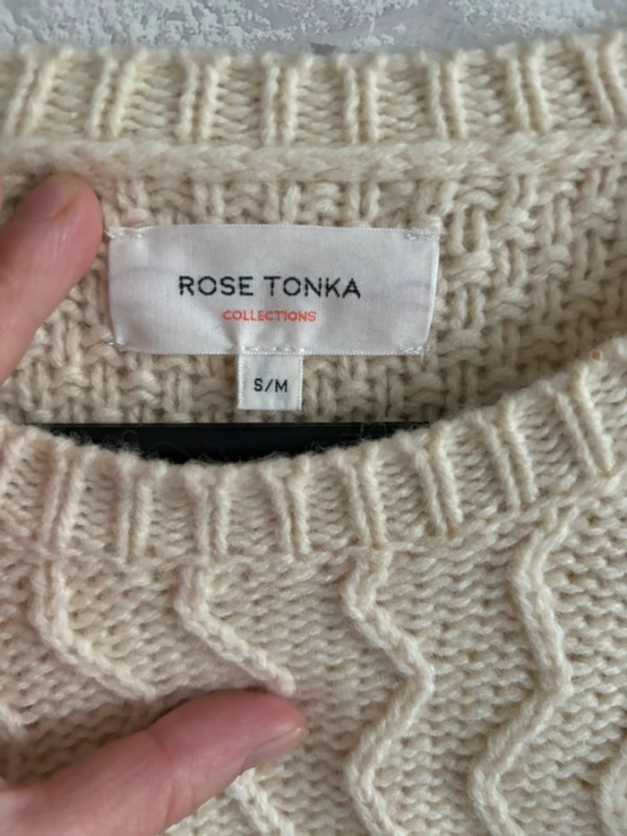 Pull rose tonka taille S/M - photo numéro 2