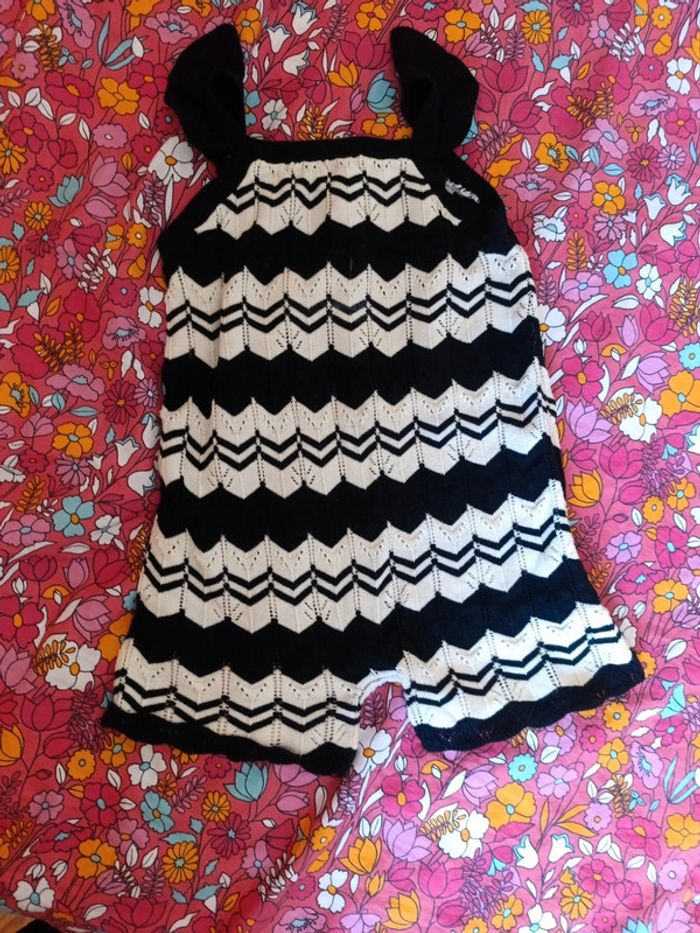 Combishort noir et blanc taille 3 ans - photo numéro 2