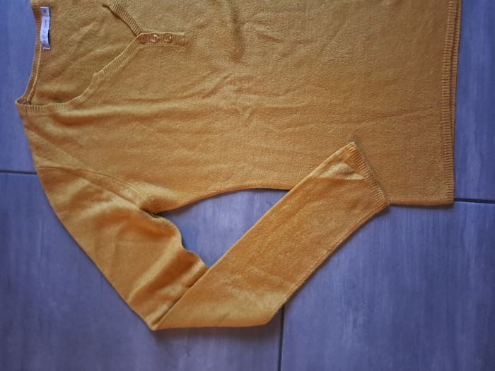 Top fin moutarde Gemo Taille M - photo numéro 3
