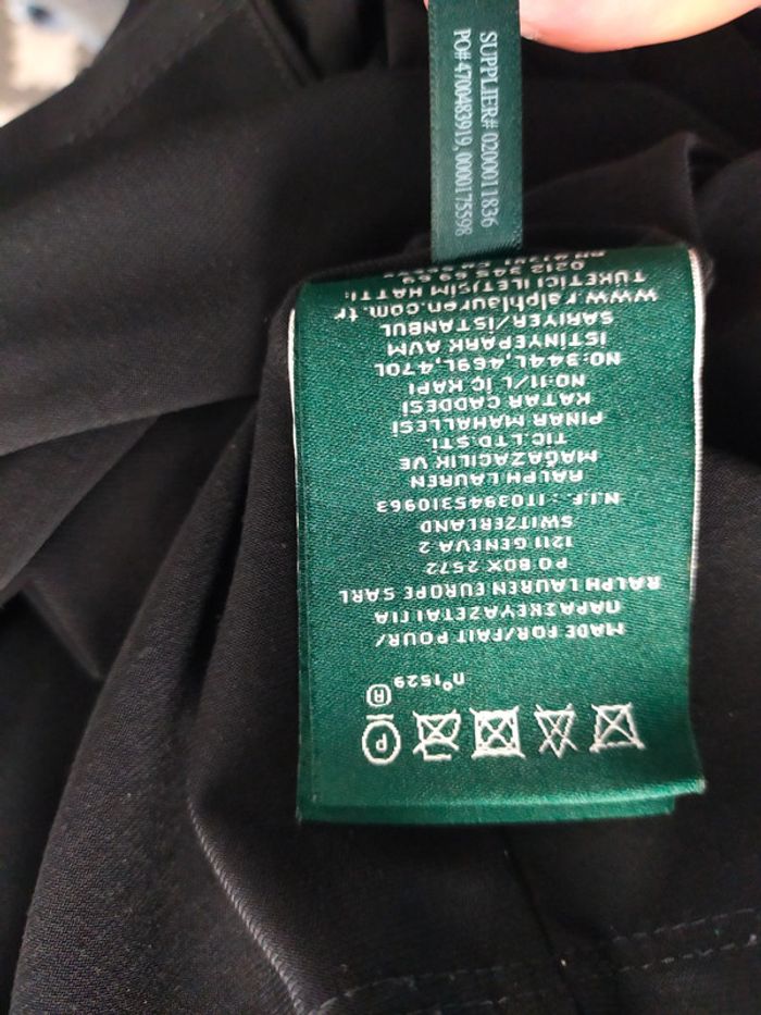 Robe longue noire "Lauren" Ralph Lauren - Taille 4 US (équivaut à 36 FR) - photo numéro 19
