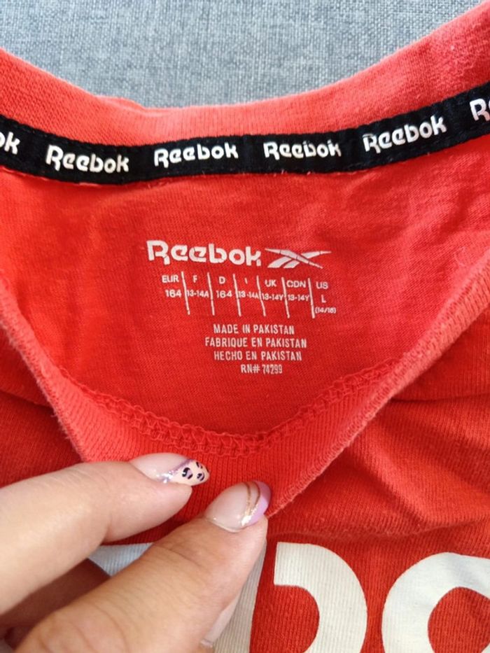 C53 t-shirt orange Reebok 14 ans - photo numéro 3
