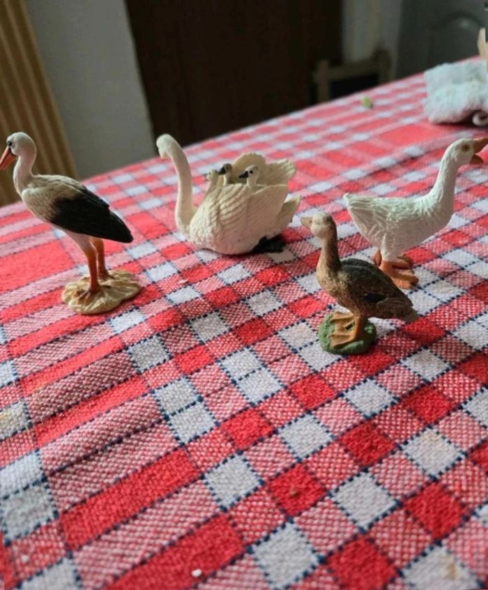 Lot animaux d'eau  / volatiles  animaux  de  la  ferme schleich - photo numéro 2