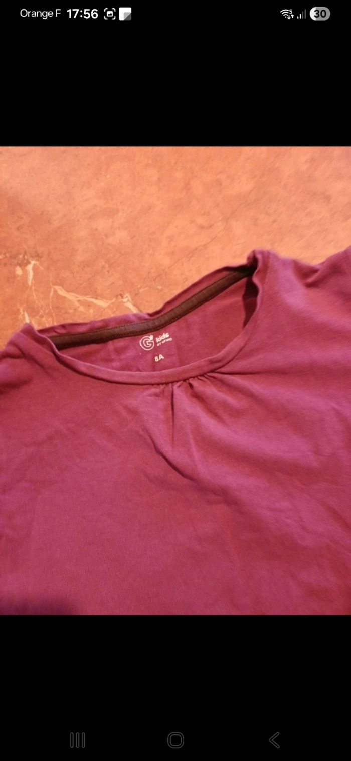 T.shirt fille taille 8 ans - photo numéro 2