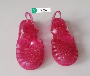 Sandales de plage pailleté