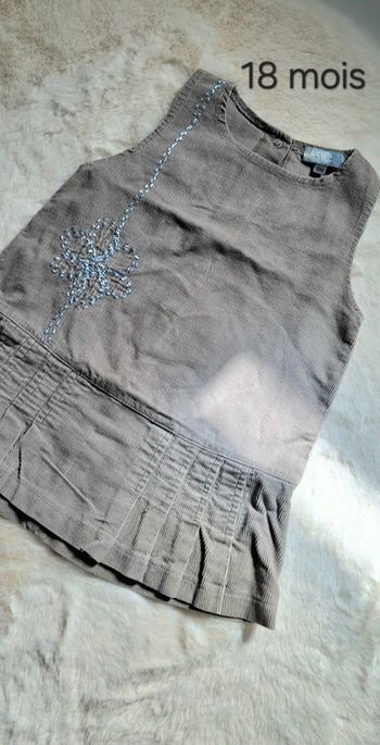 Robe velours T18mois