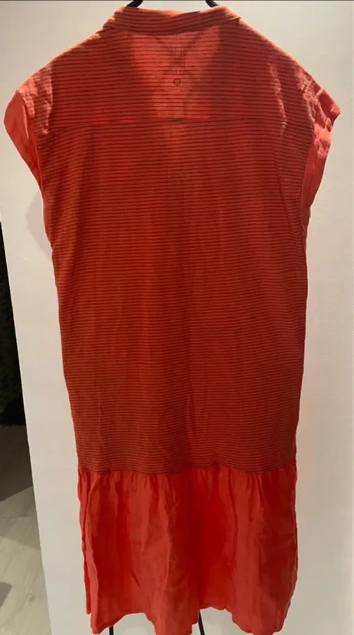 Robe boutonnée rayée Fête Taille M - photo numéro 3
