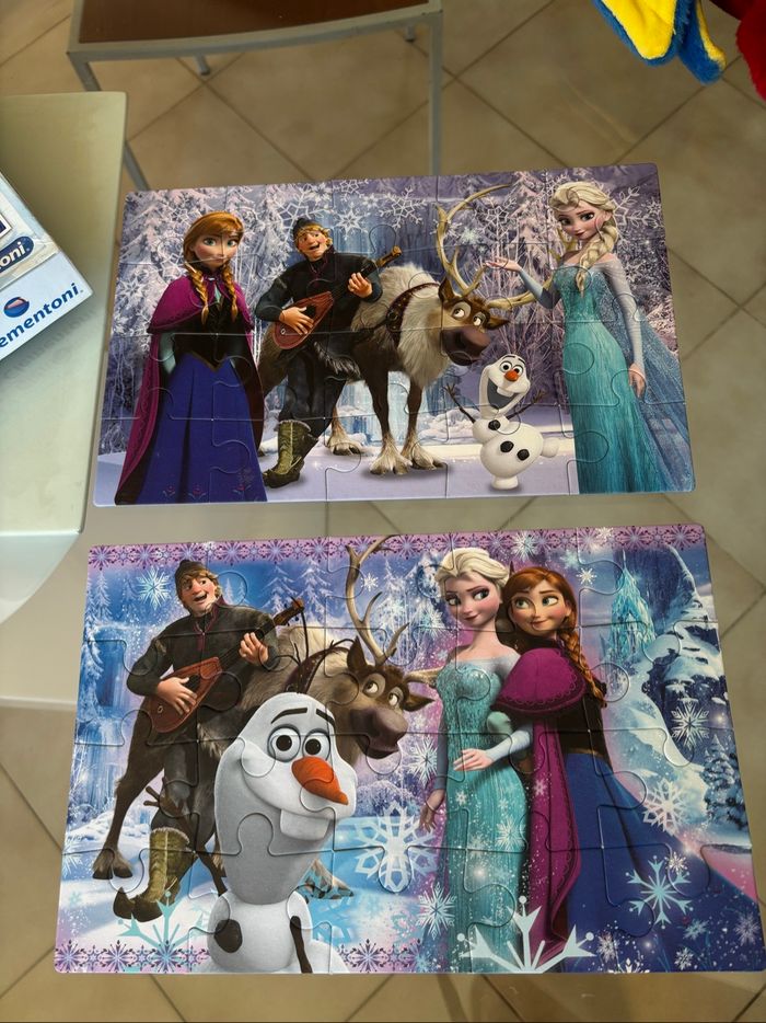 Lot puzzles Frozen - photo numéro 5