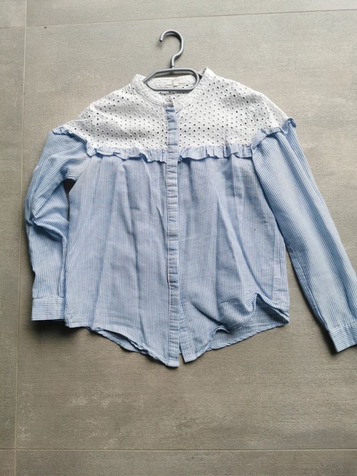 Chemise à rayures taille S