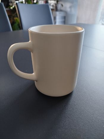 Mug blanc cassé NEUF
