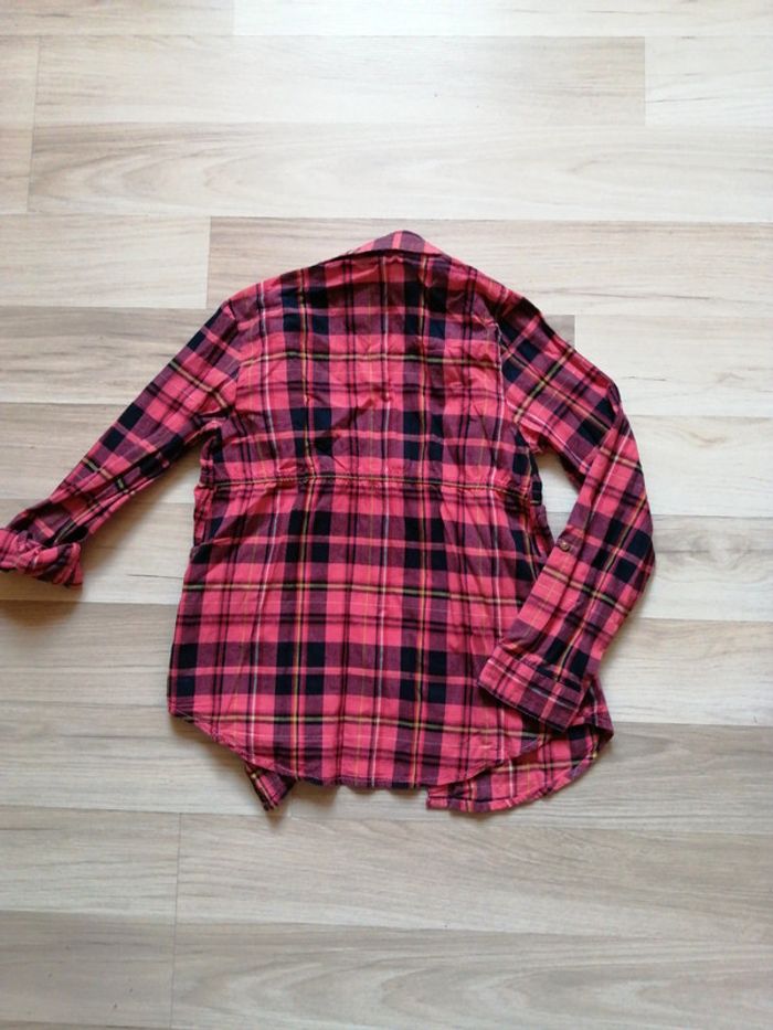 Chemise taille élastique manches retroussables - photo numéro 3