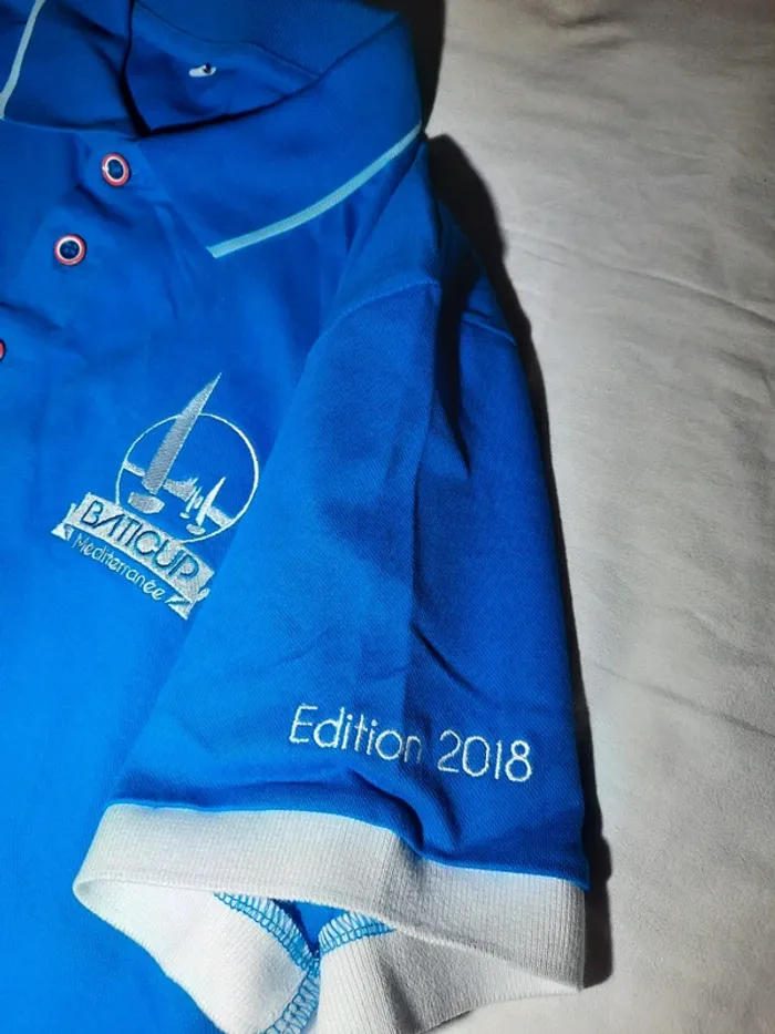 Polo vintage bleu - photo numéro 6