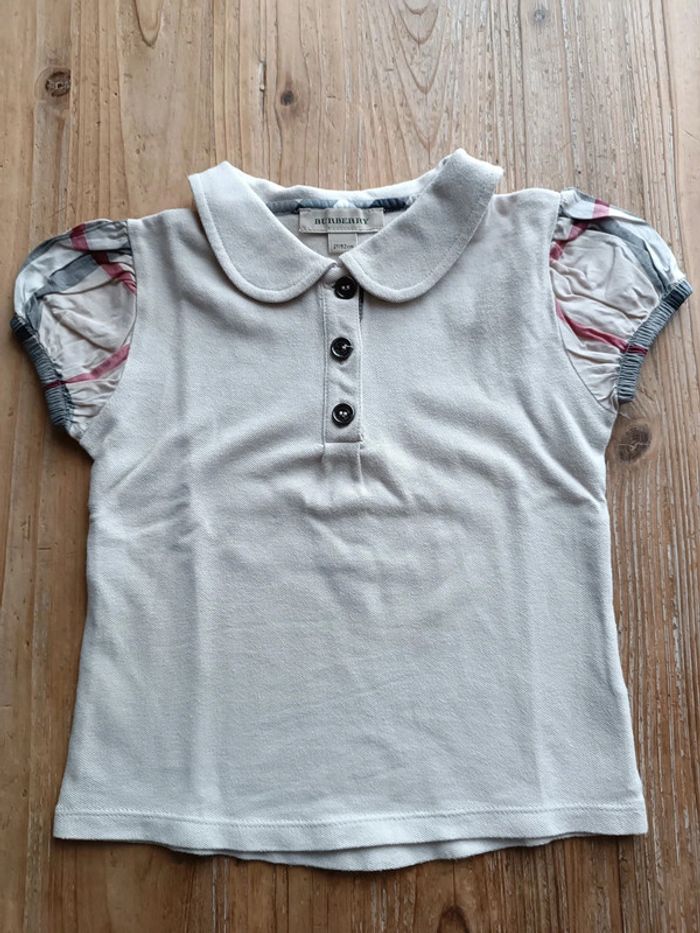 Polo beige fille 2 ans Burberry