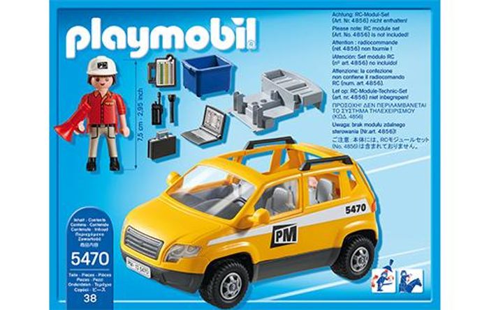 Playmobil 5470 Chef De Chantier Et Véhicule d'intervention - photo numéro 3