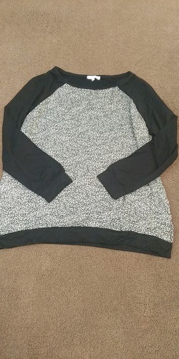 haut manches longues panthère noir